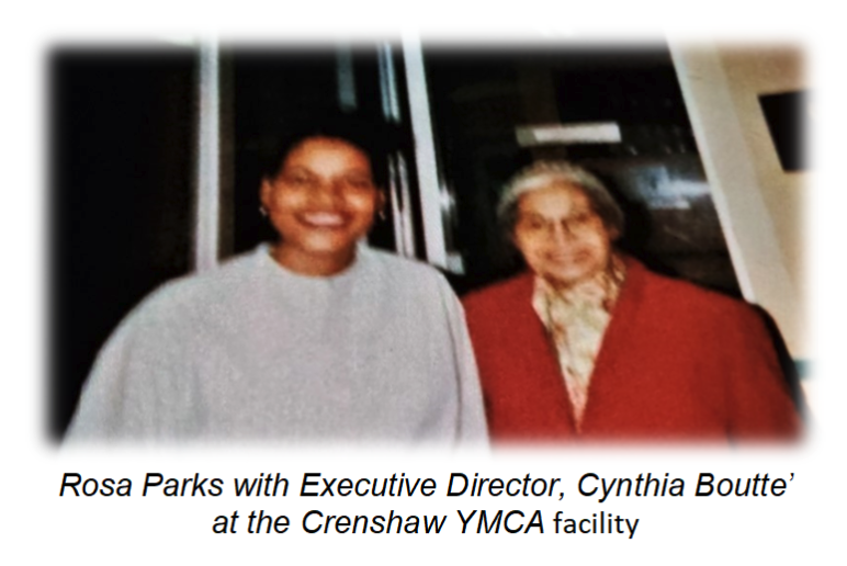 Cynthia Boutte' and Rosa Parks