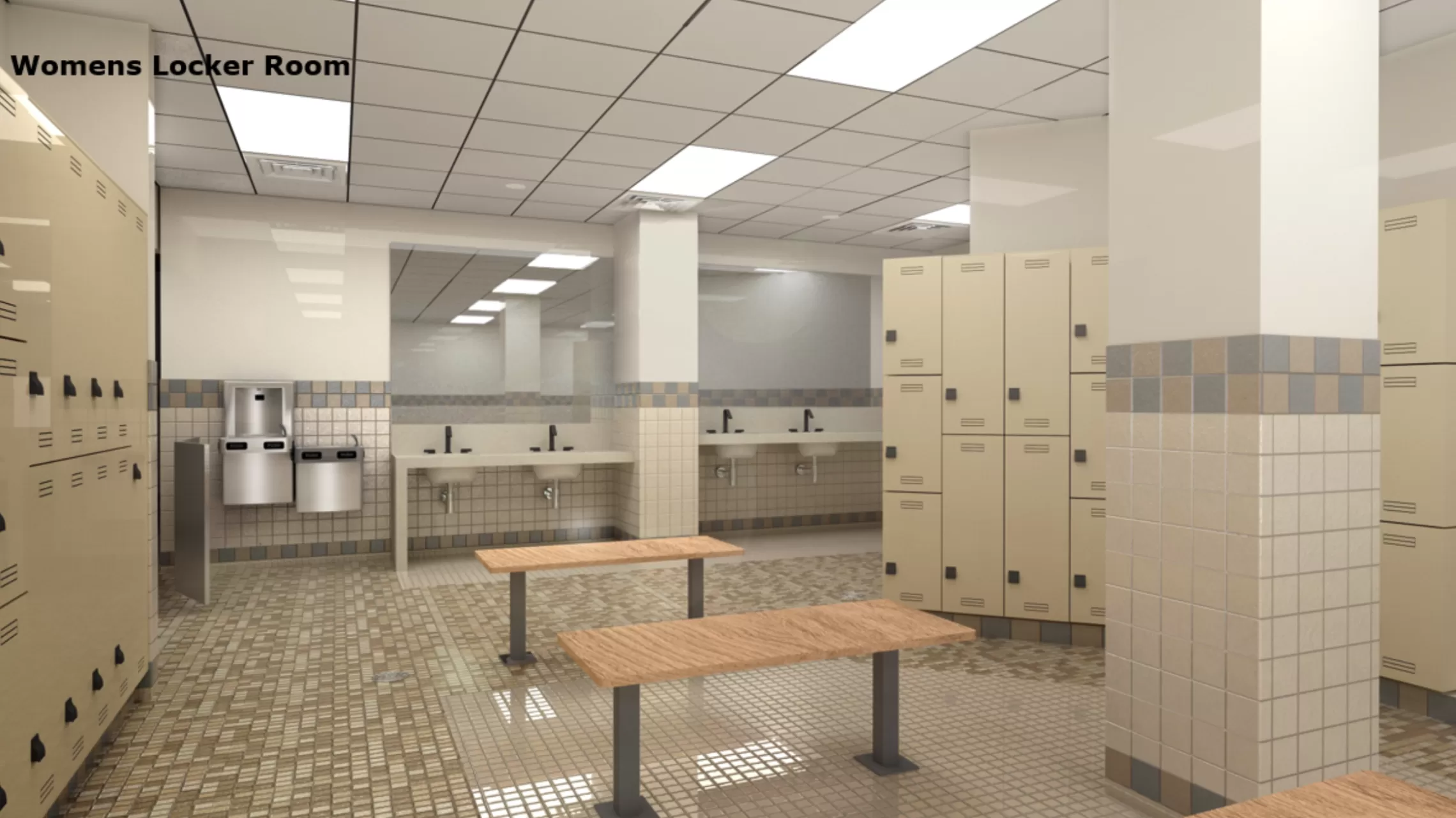Hollywood YMCA Women's Locker Room