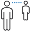 Physical Distancing Icon