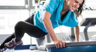 woman working out